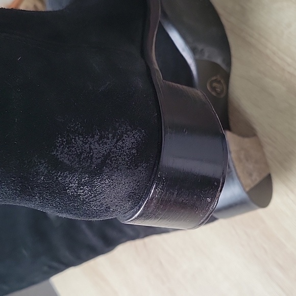 Prada Suede Knee High Boots - Picture 6 of 9